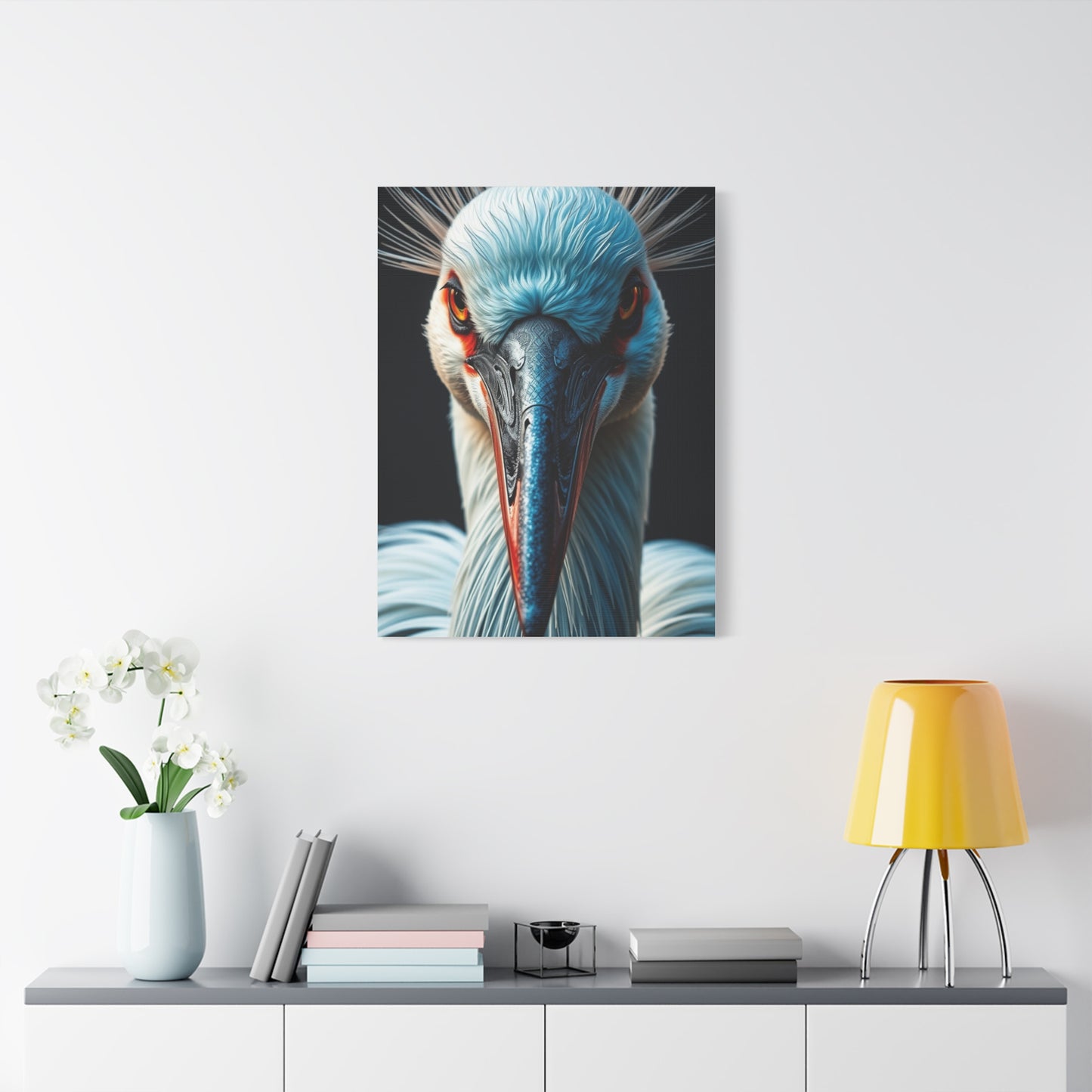 Vision Crane Bird Art Art Wall Art & Canvas Print