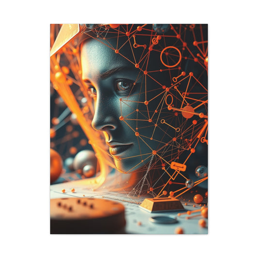 Vision Mathematics Art Art Wall Art & Canvas Print