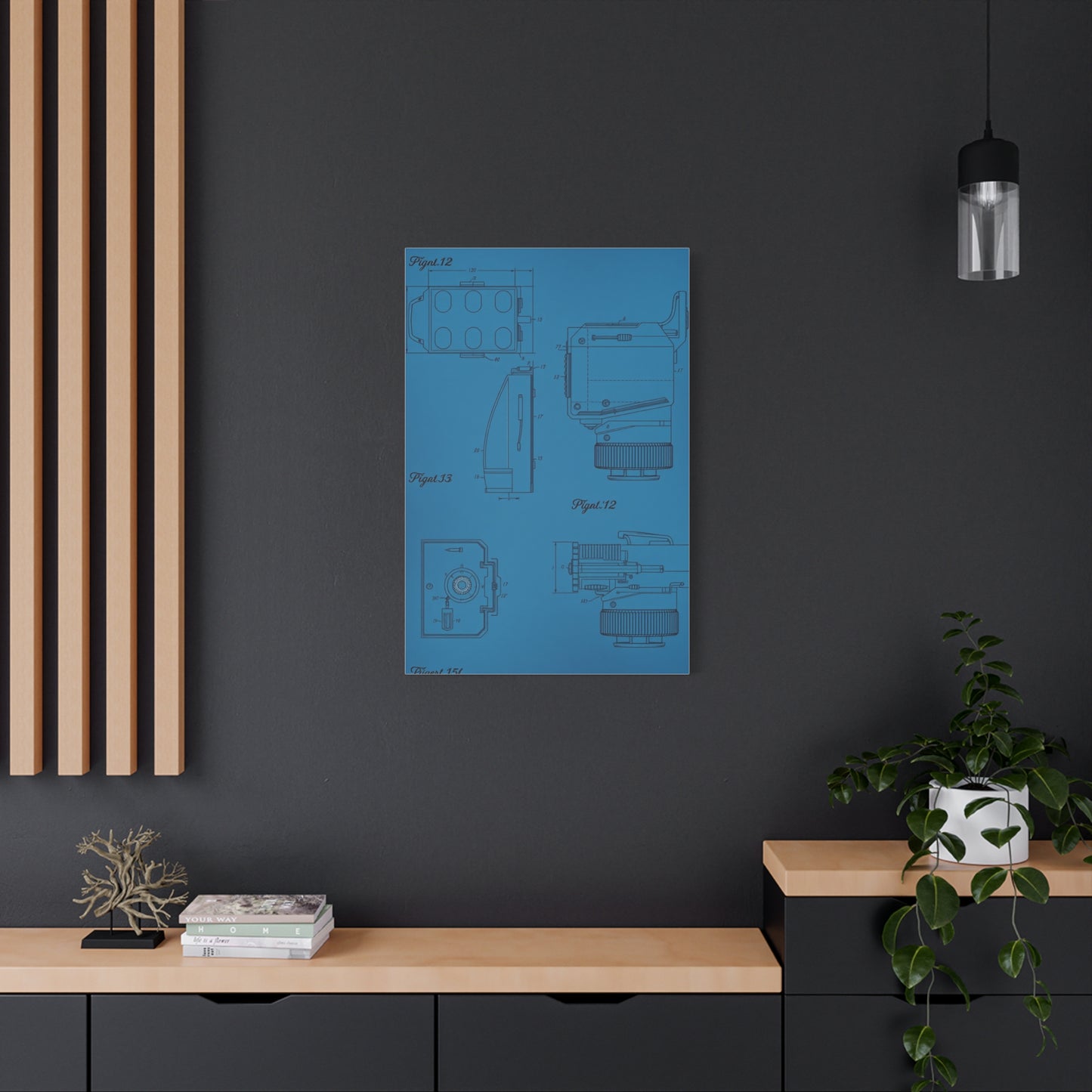 Blueprint & Patent Sketches Art Luxury Canvas Wall Art & Canvas Print