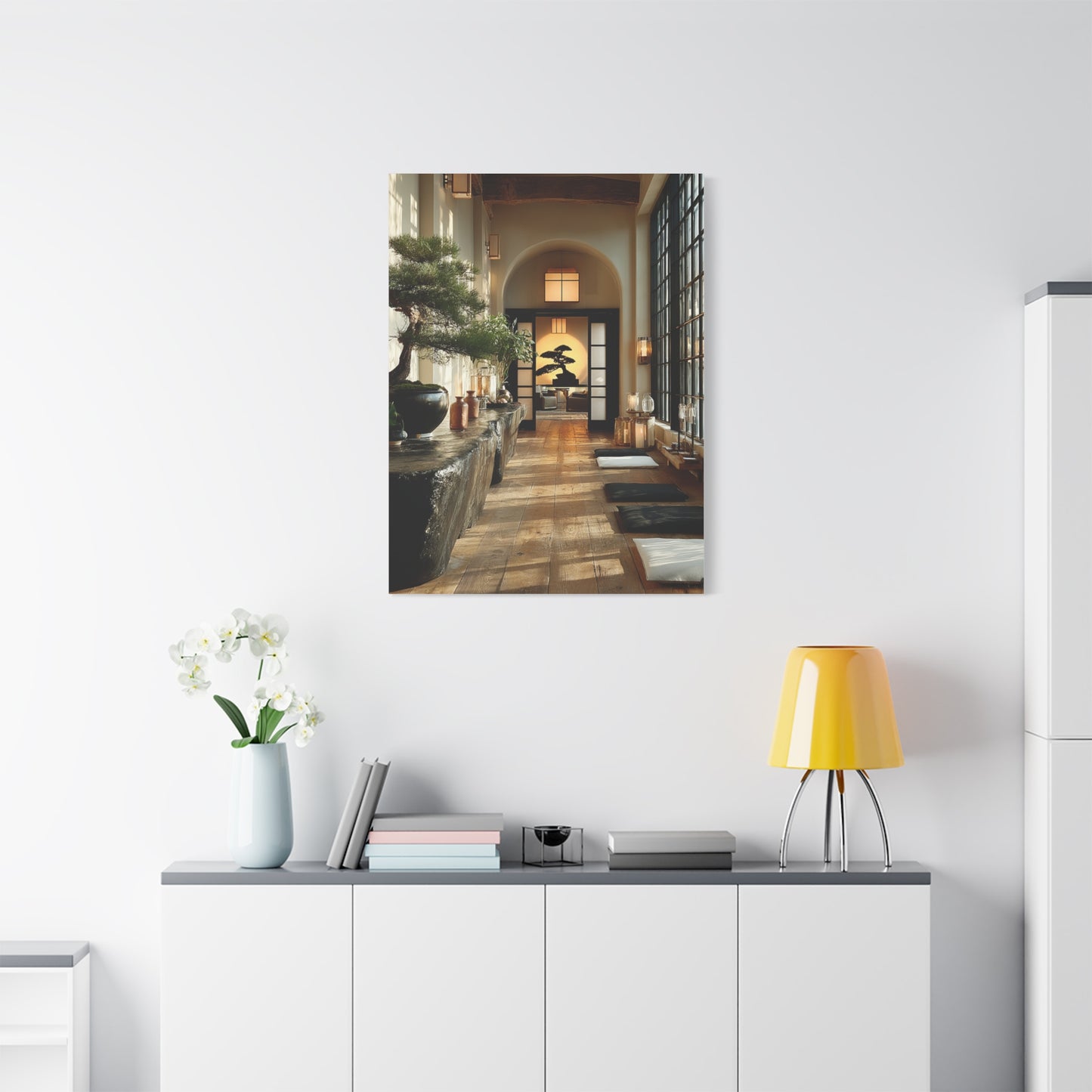 Japanese Minimal Hallway Interior Wall Art & Canvas Print