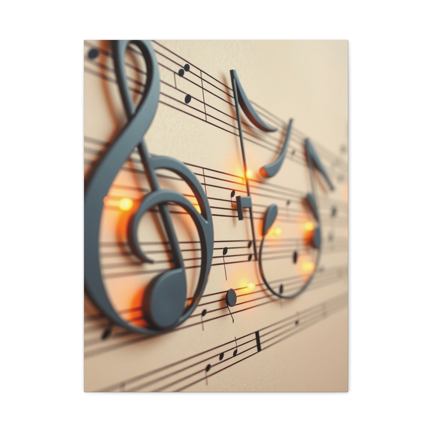 Elite Musical Notes Art Vision Wall Art & Canvas Print