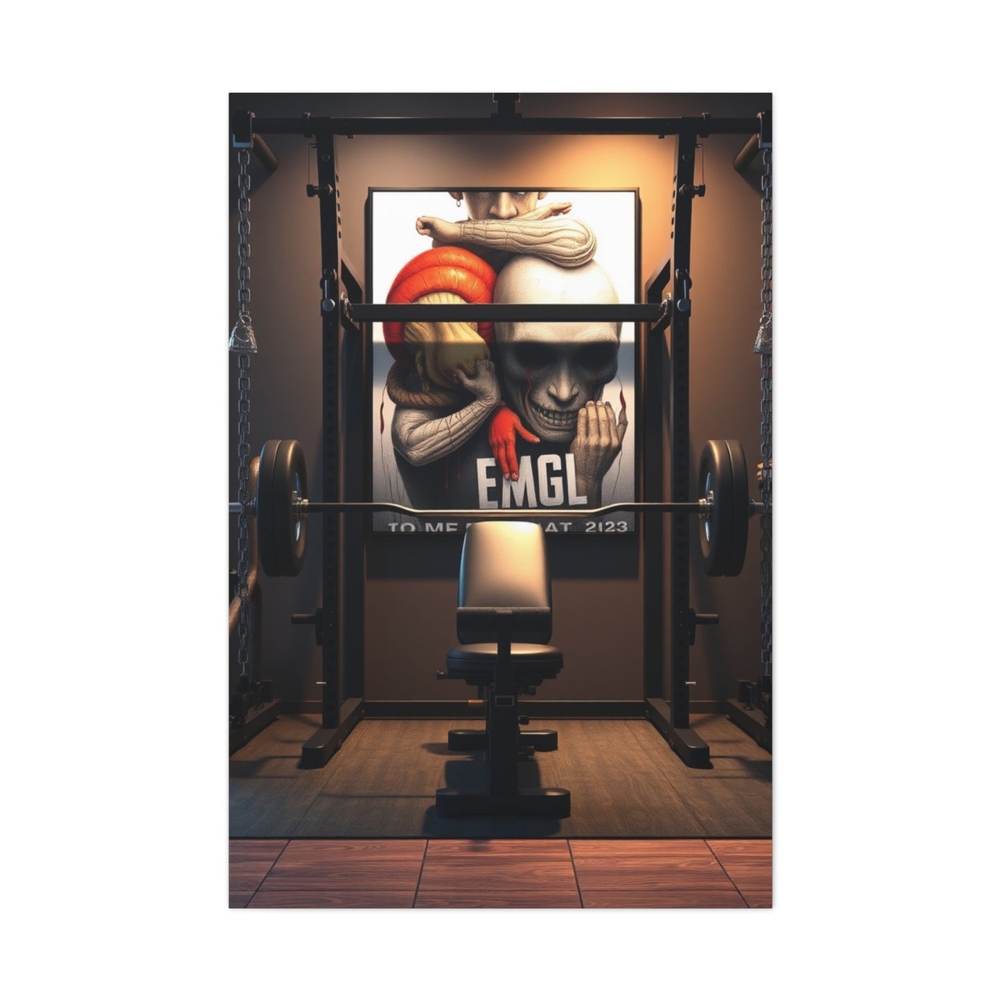 Refined Gym Inspiration Art Wall Art & Canvas Print