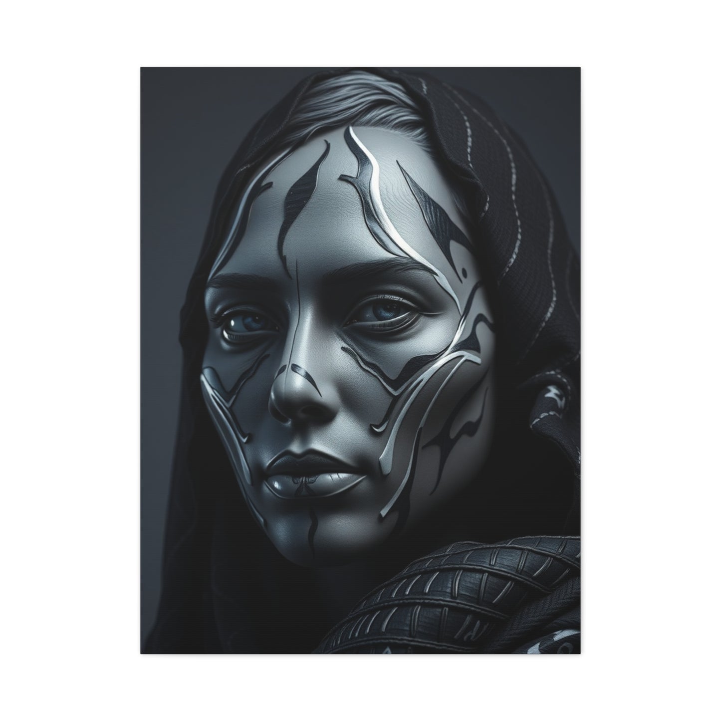 Charcoal, Onyx, and Ivory Art Refined Canvas Wall Art & Canvas Print