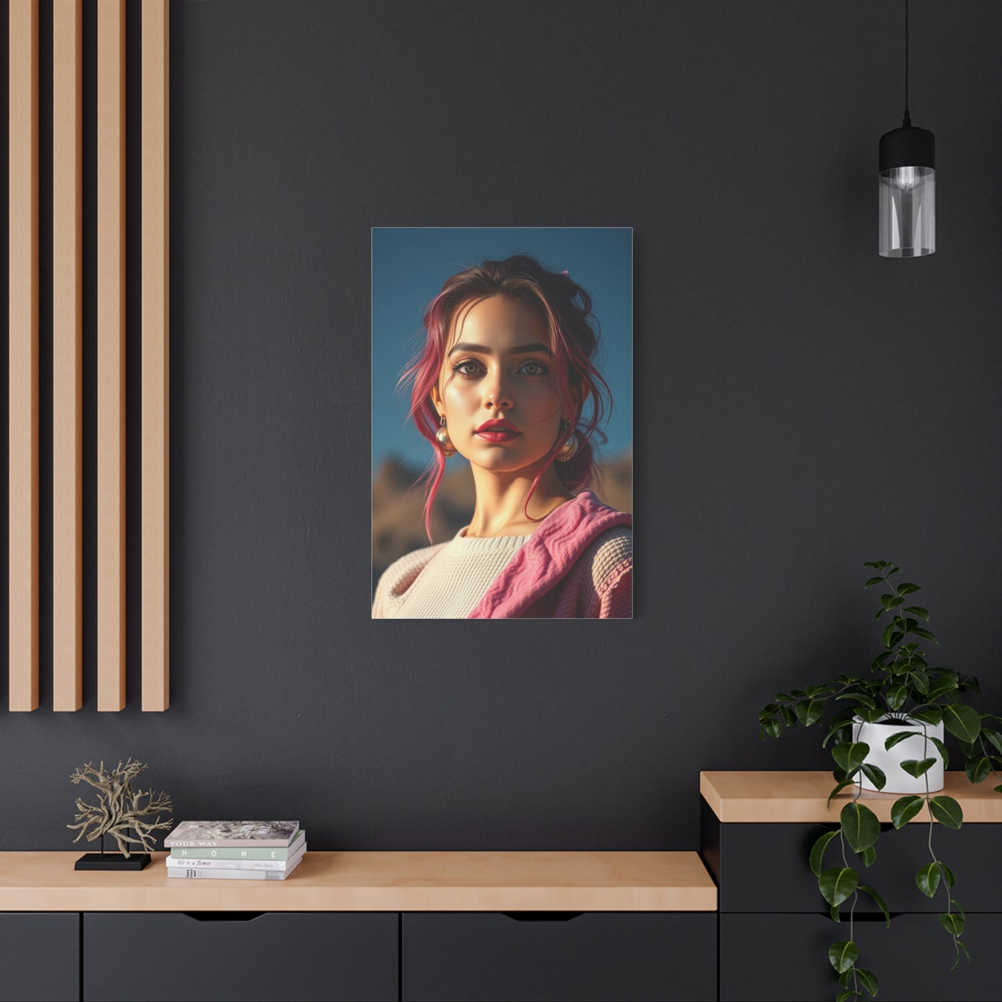 Rosy Horizon Canvas Wall Art & Canvas Print