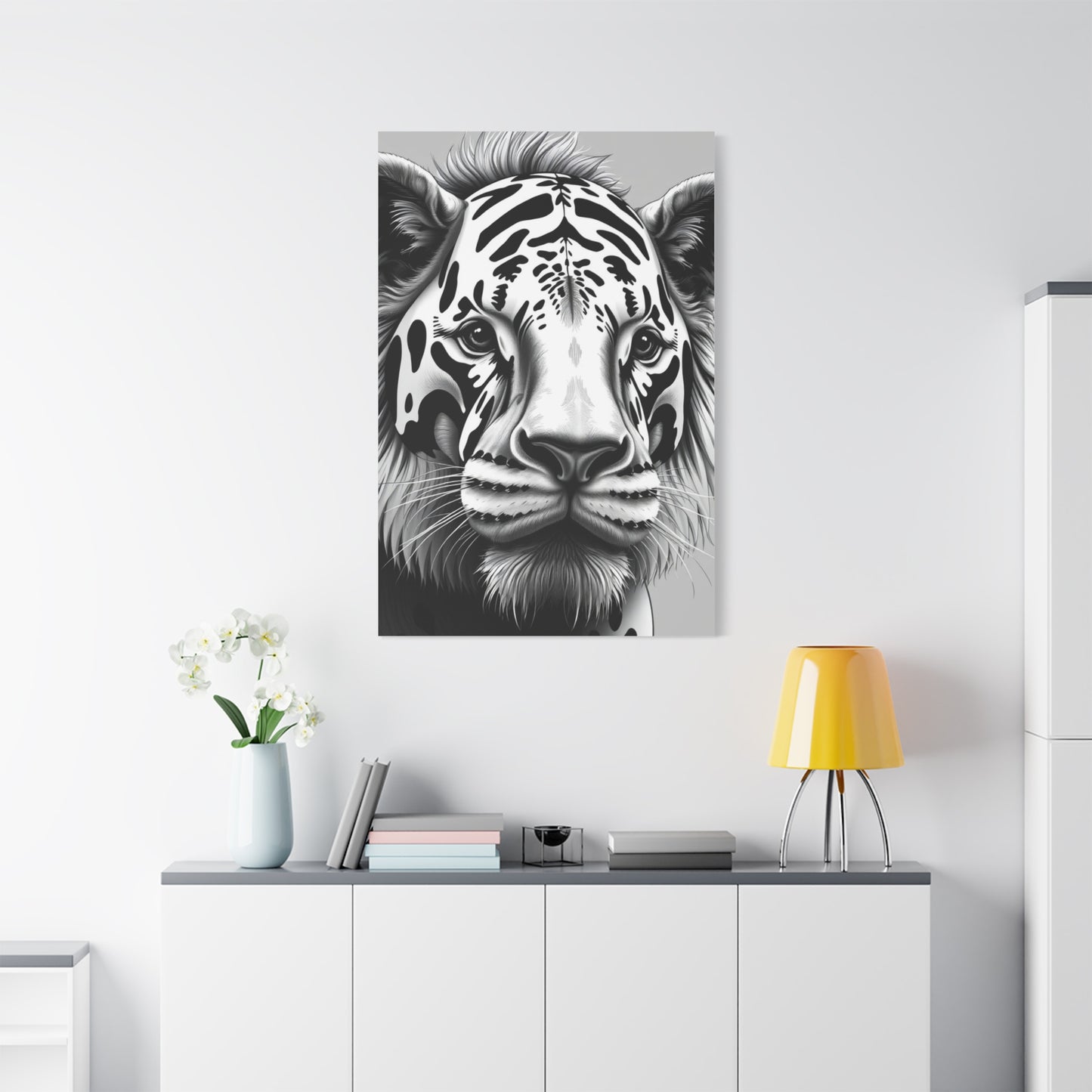 Black and White Illustrations Art Supreme Gallery Wall Art & Canvas Print