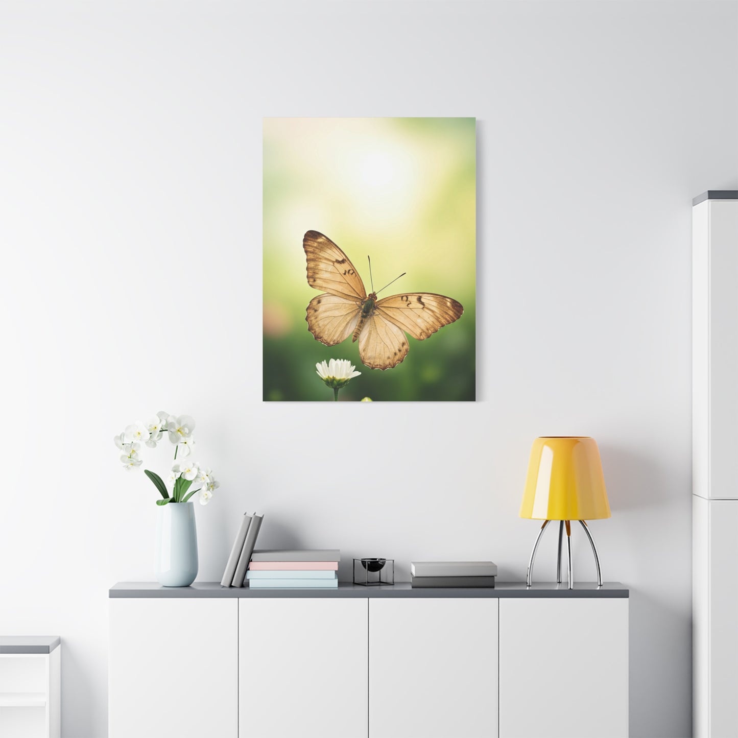 Golden Meadow Butterfly Wall Art & Canvas Prints