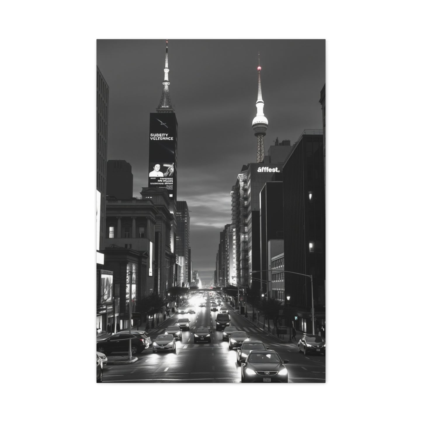 Black & White Cityscapes Art Supreme Gallery Wall Art & Canvas Print