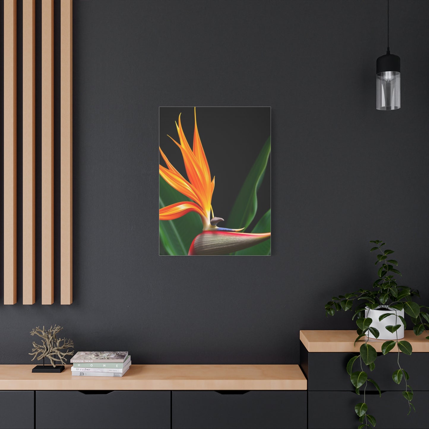 Bird of Paradise Plant Art Refined Canvas Wall Art & Canvas Print