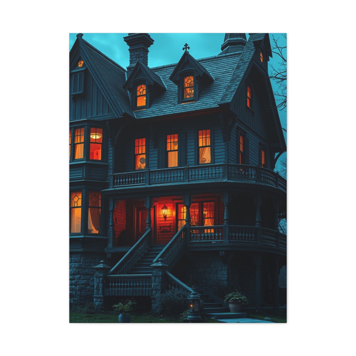 Haunted House Art Supreme Gallery Wall Art & Canvas Print