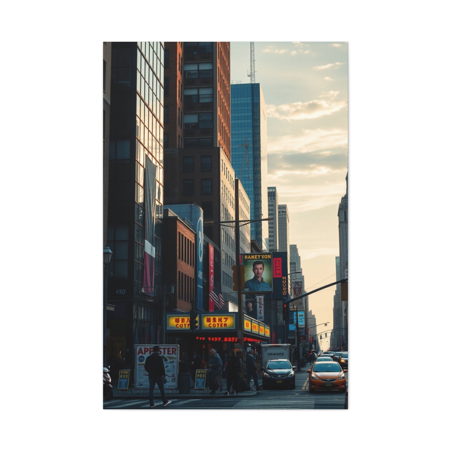 Times Square Luminosity Wall Art & Canvas Print