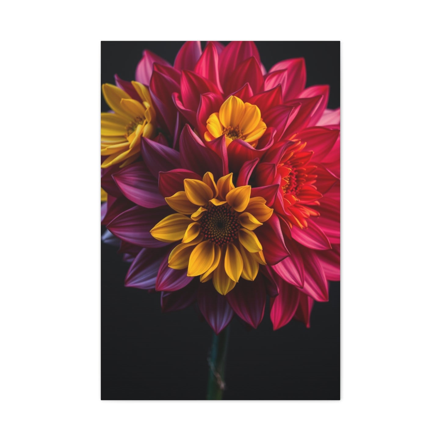 Serene Blossom Countenance Wall Art & Canvas Print