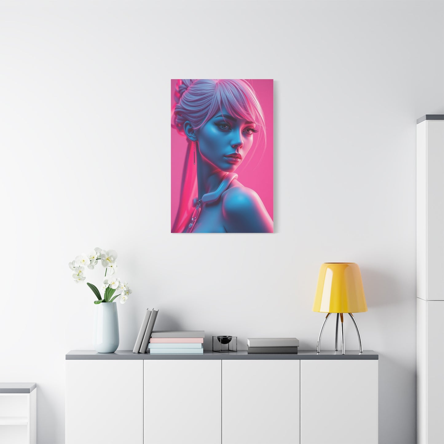 Rose Gold Illumination Canvas Wall Art & Canvas Print