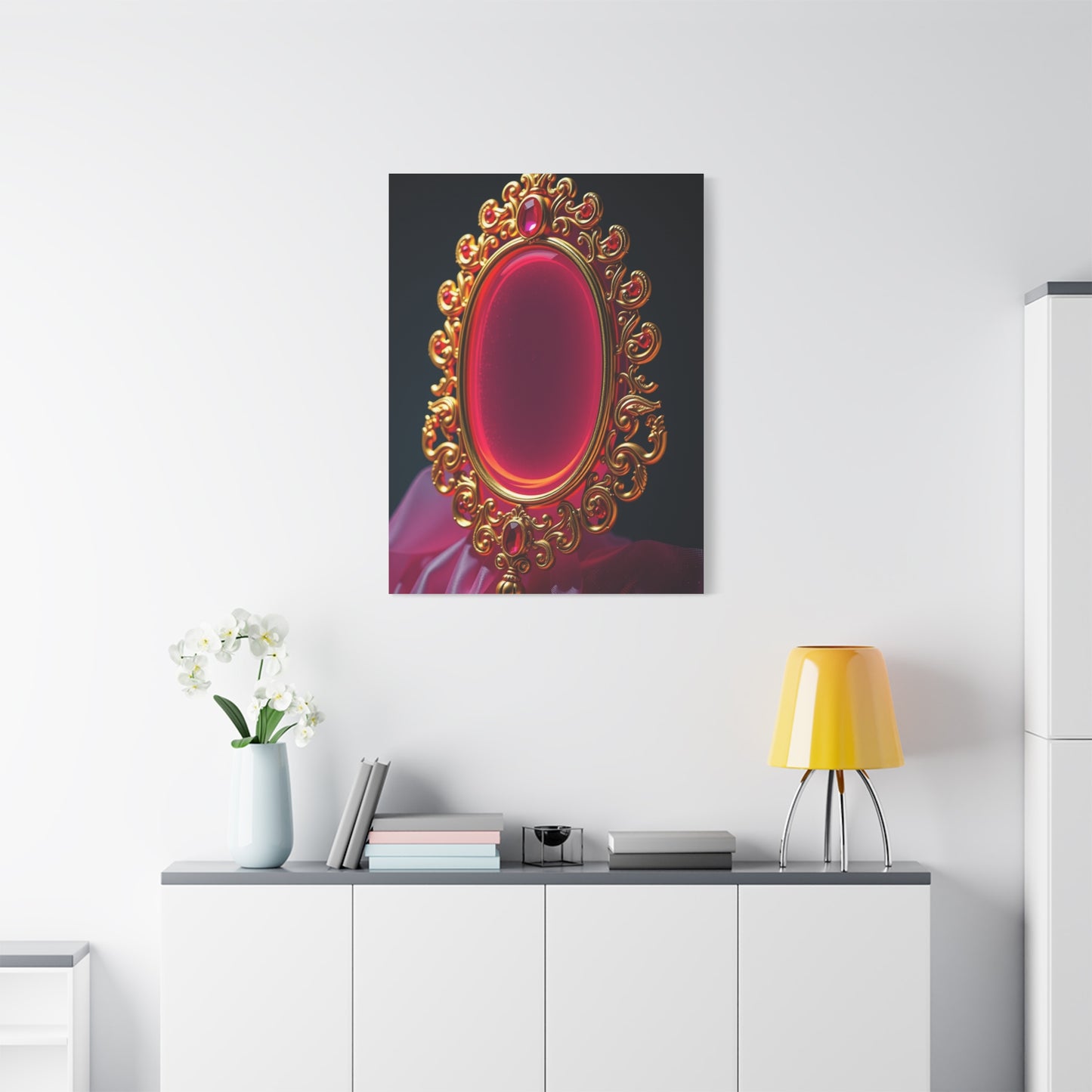 Gold & Pink Art Supreme Gallery Wall Art & Canvas Print