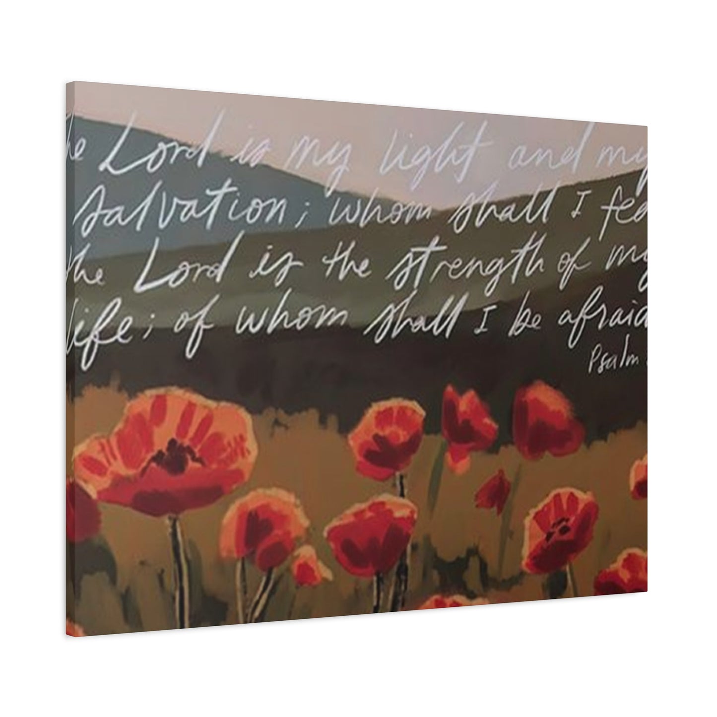 Flowers and Scripture Wall Art & Canvas Prints