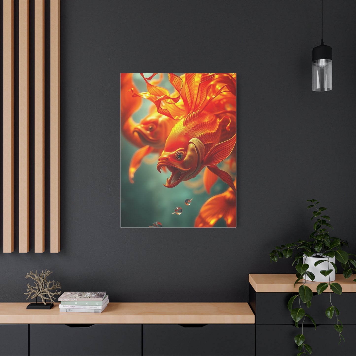 Ethereal Fins Elegance wall art & canvas print