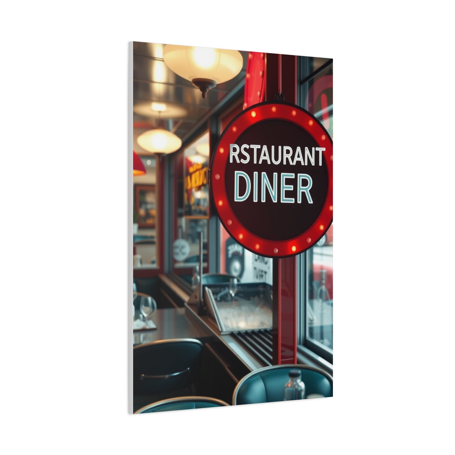 Restaurant & Diner Art Luxury Canvas Wall Art & Canvas Print
