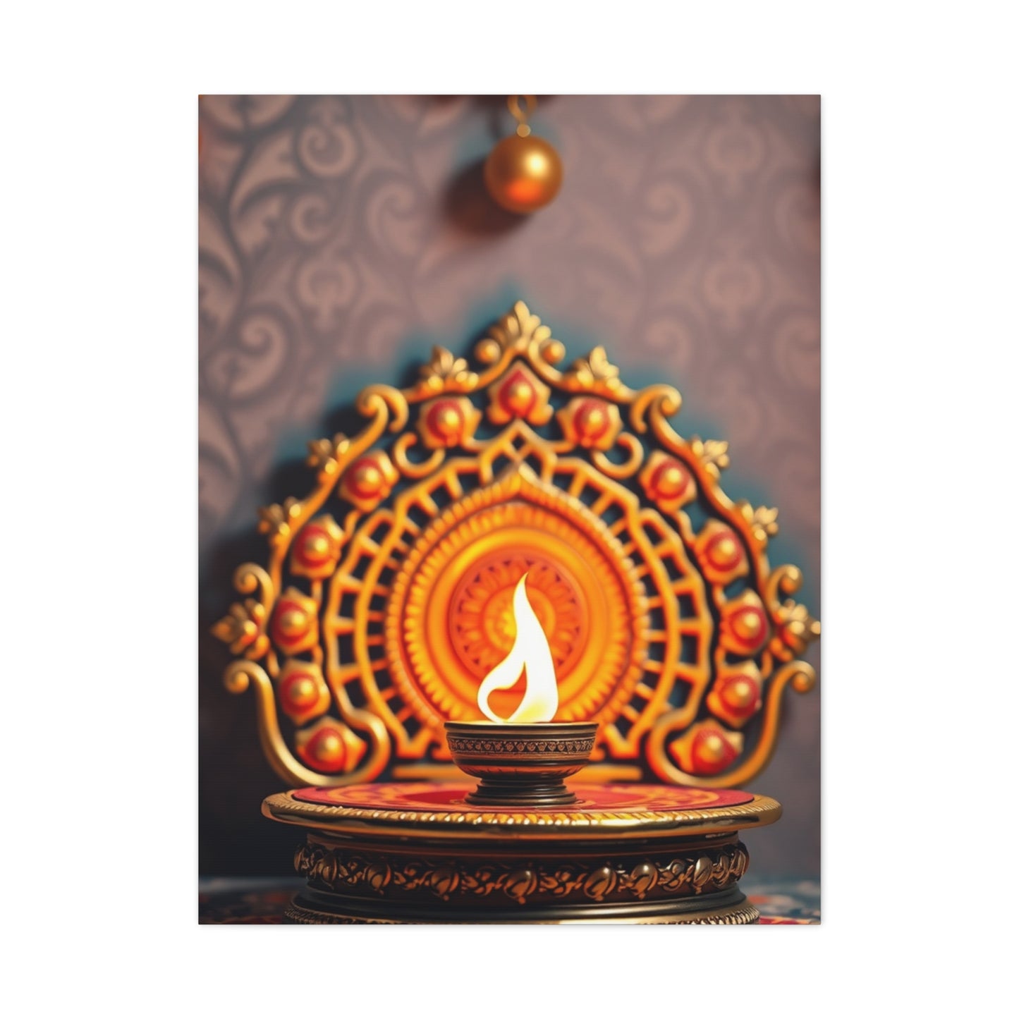 Masterpiece Indian Decor Art Vision Wall Art & Canvas Print