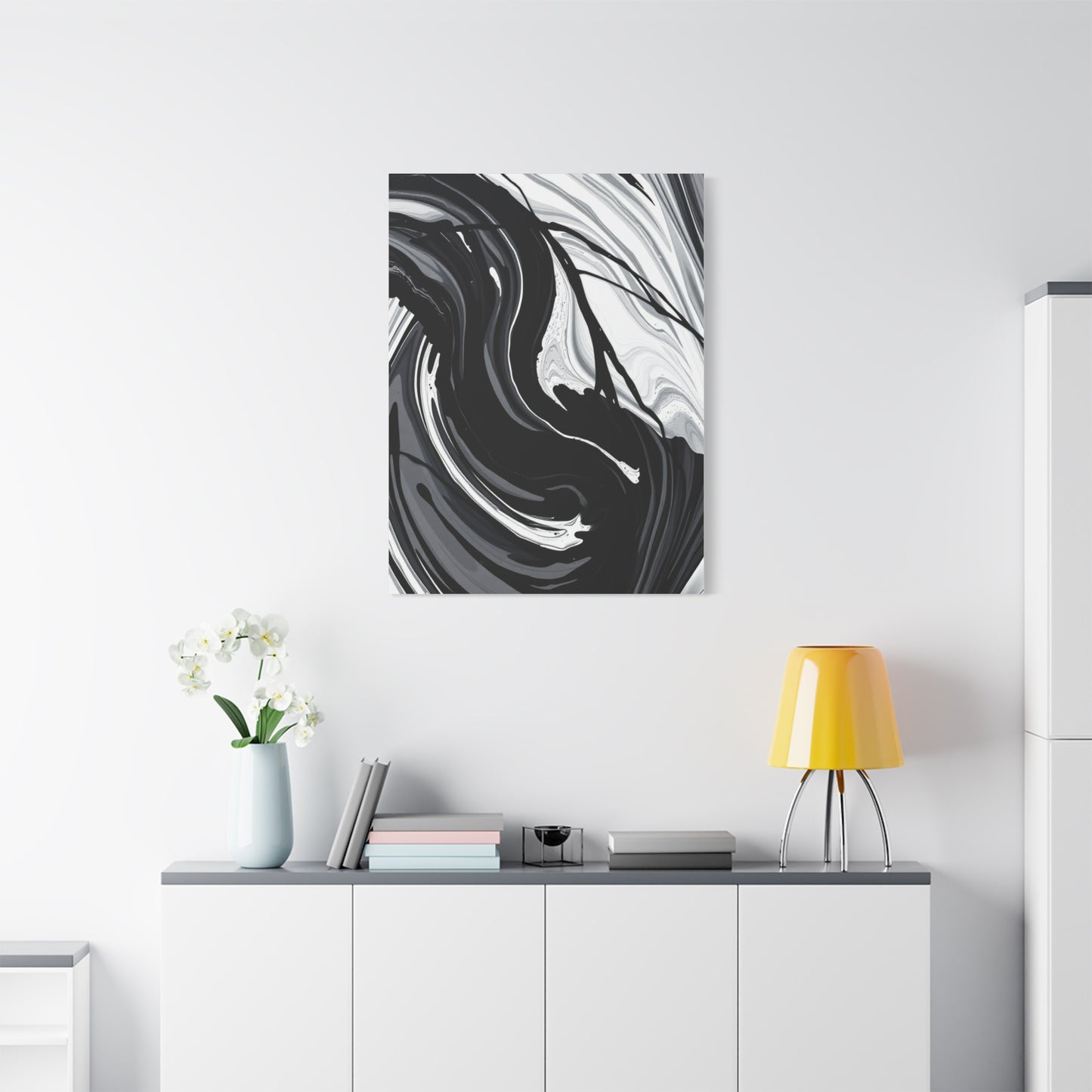 Supreme Black and White Abstract Art Collection Wall Art & Canvas Print
