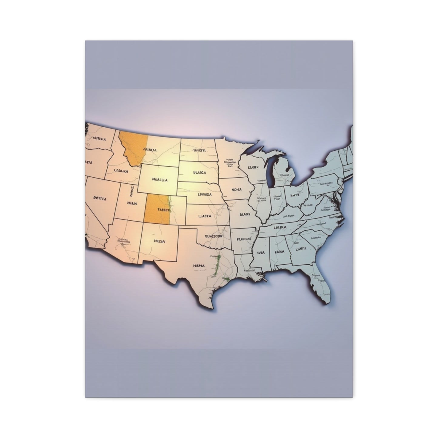 Americana Elegance Canvas Wall Art & Canvas Print