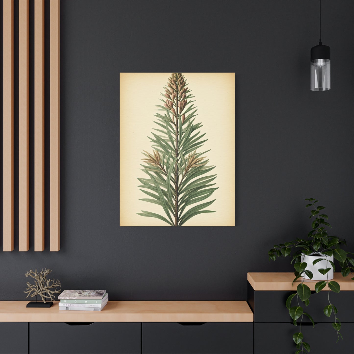 Vintage Fern Study Wall Art & Canvas Prints