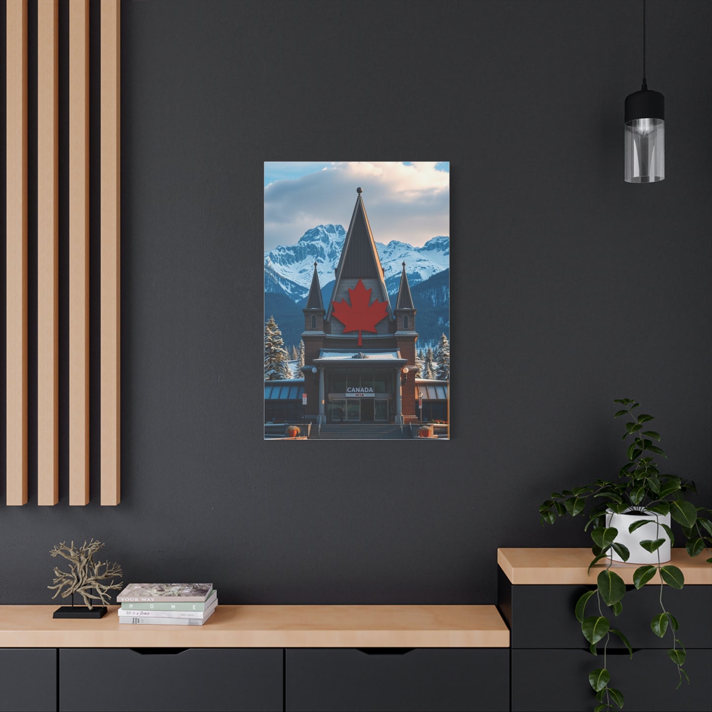 Cascading Wilderness Canvas Wall Art & Canvas Print