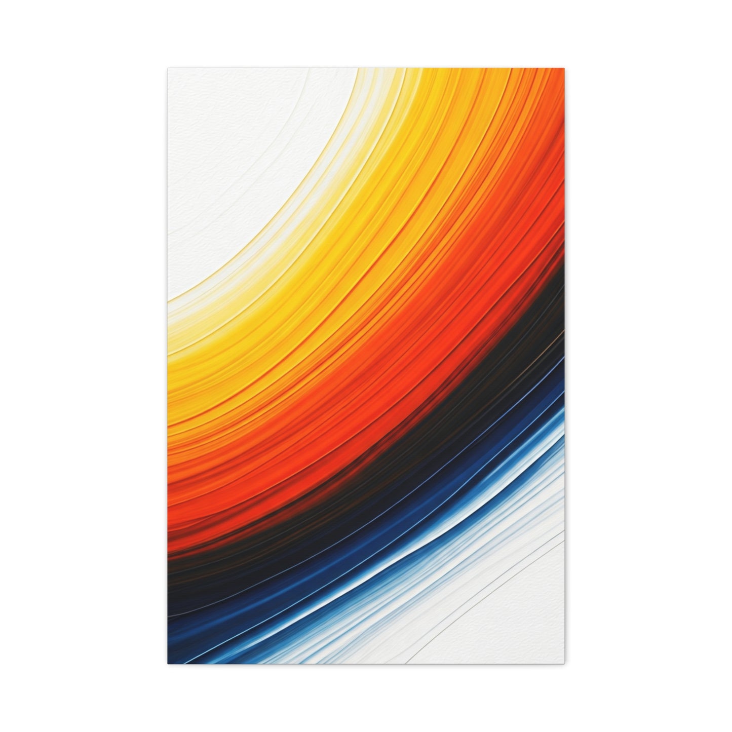 Warm Arc Gradient Abstract Wall Art & Canvas Prints