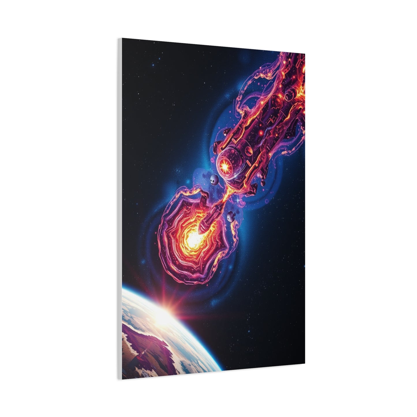 Stardust Symphony Canvas Wall Art & Canvas Print