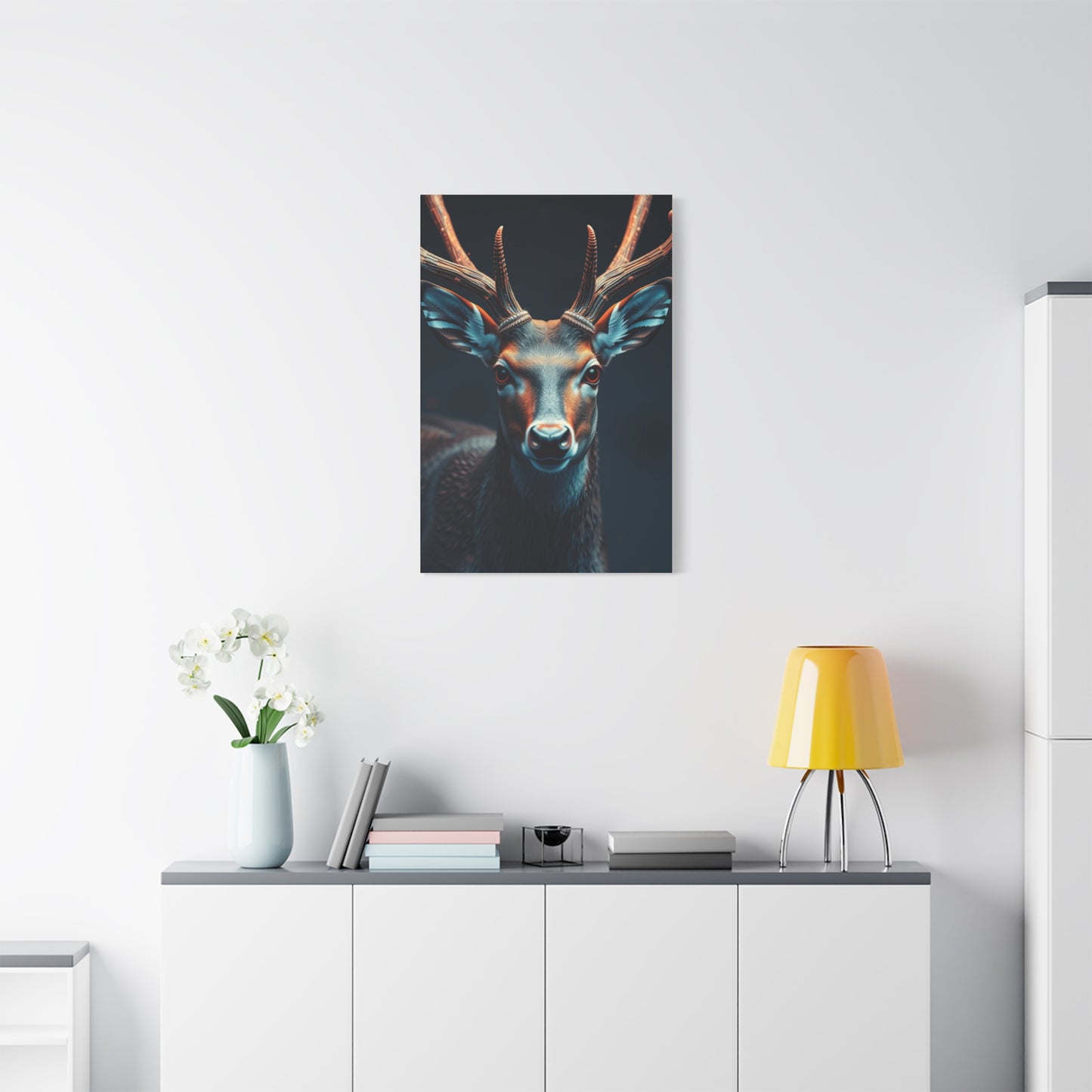 Majestic Antlers Tapestry Wall Art & Canvas Print