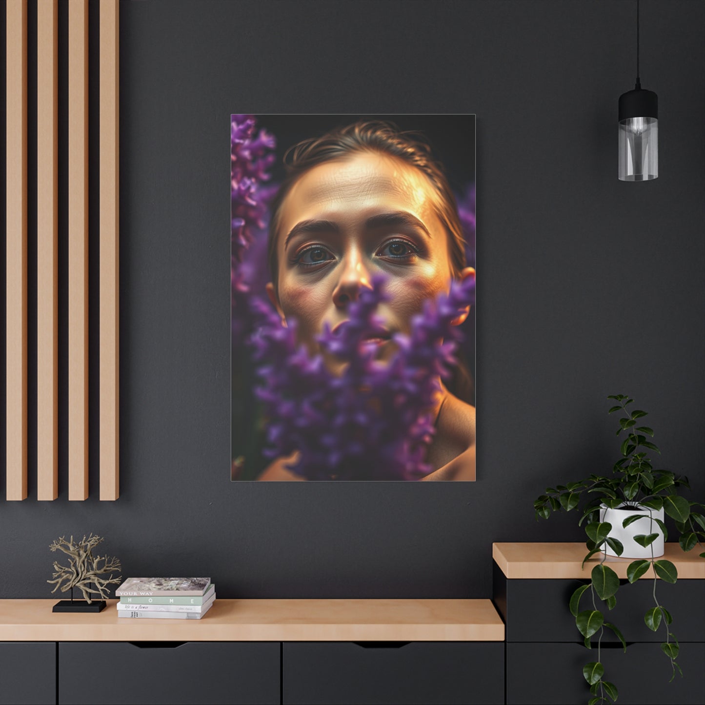 Opulent Orchid Impression Wall Art & Canvas Print