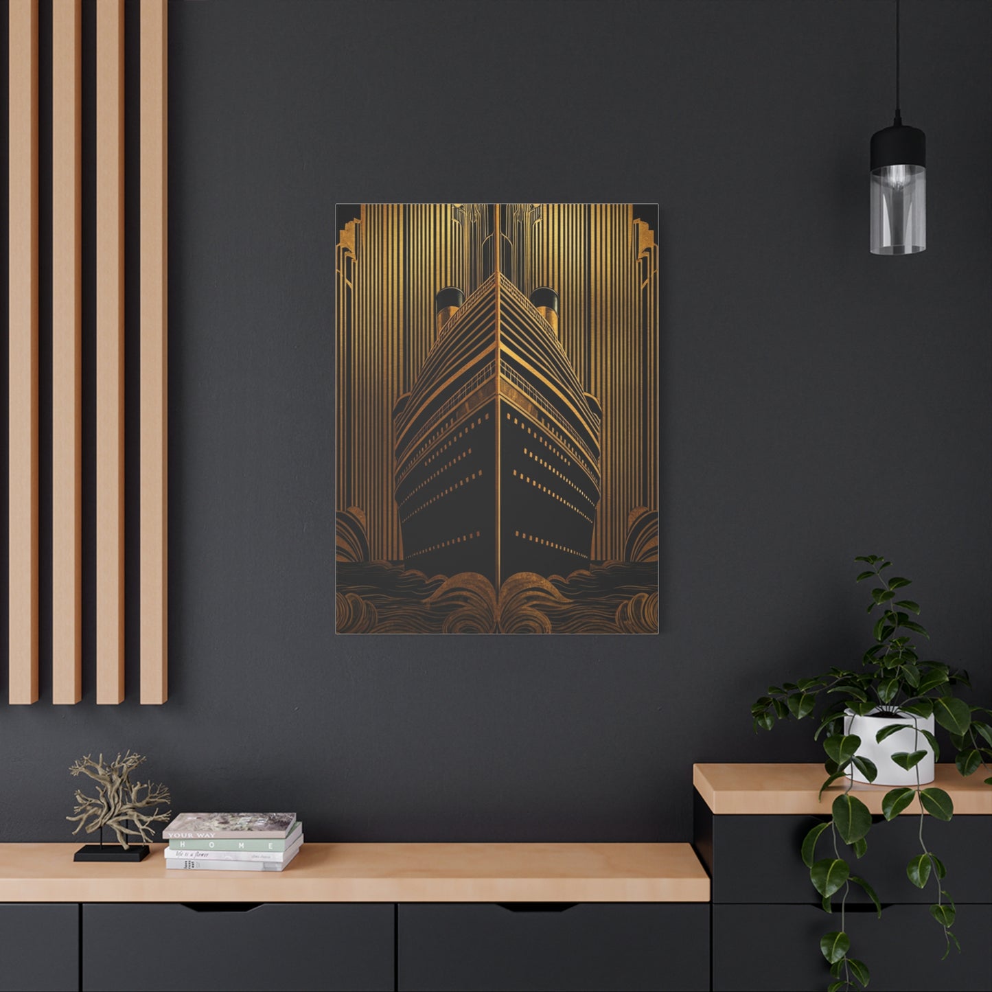 Titanic Majesty Art Deco Ship Wall Art & Canvas Prints