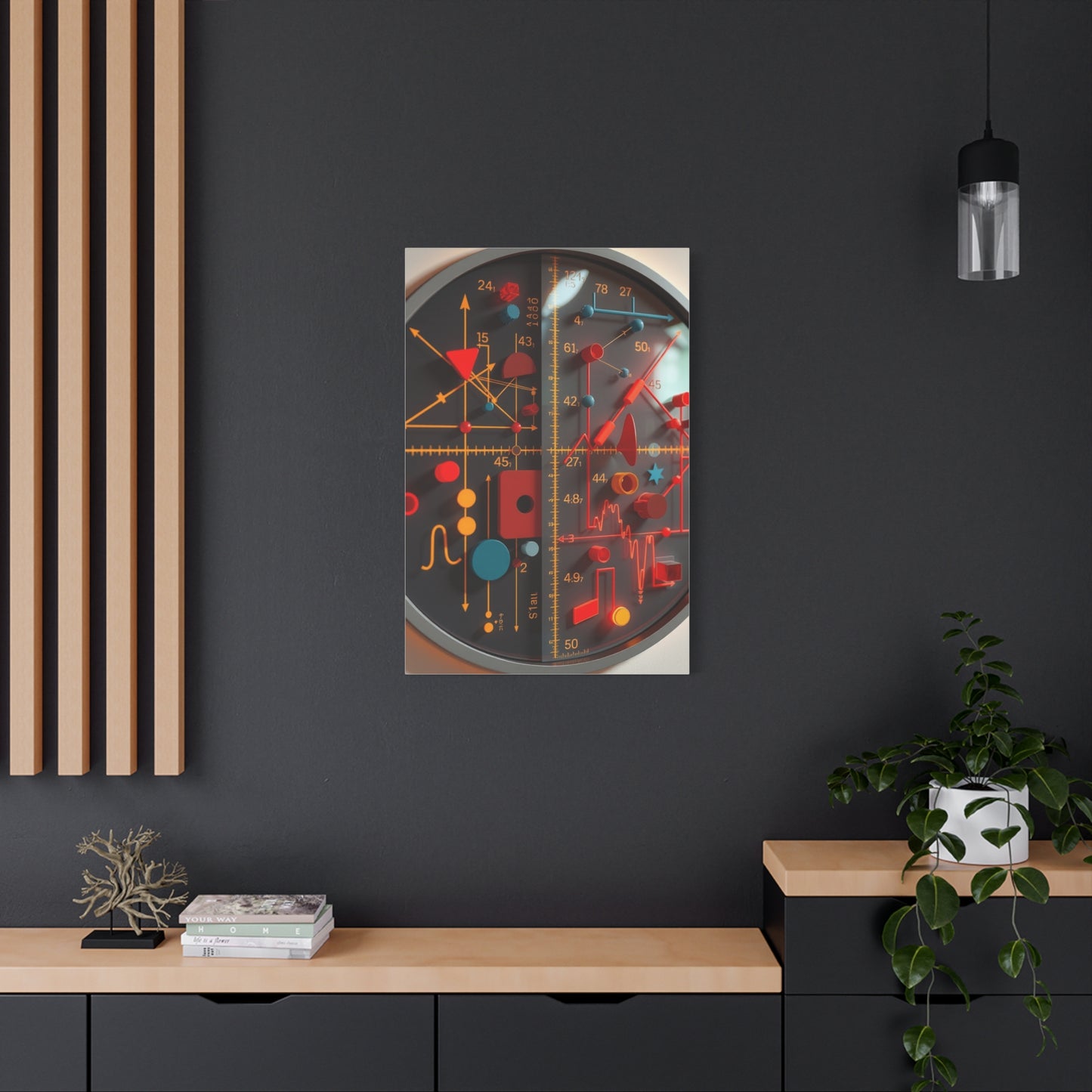 Masterpiece Modern Math Art for Creative Spaces Vision Wall Art & Canvas Print