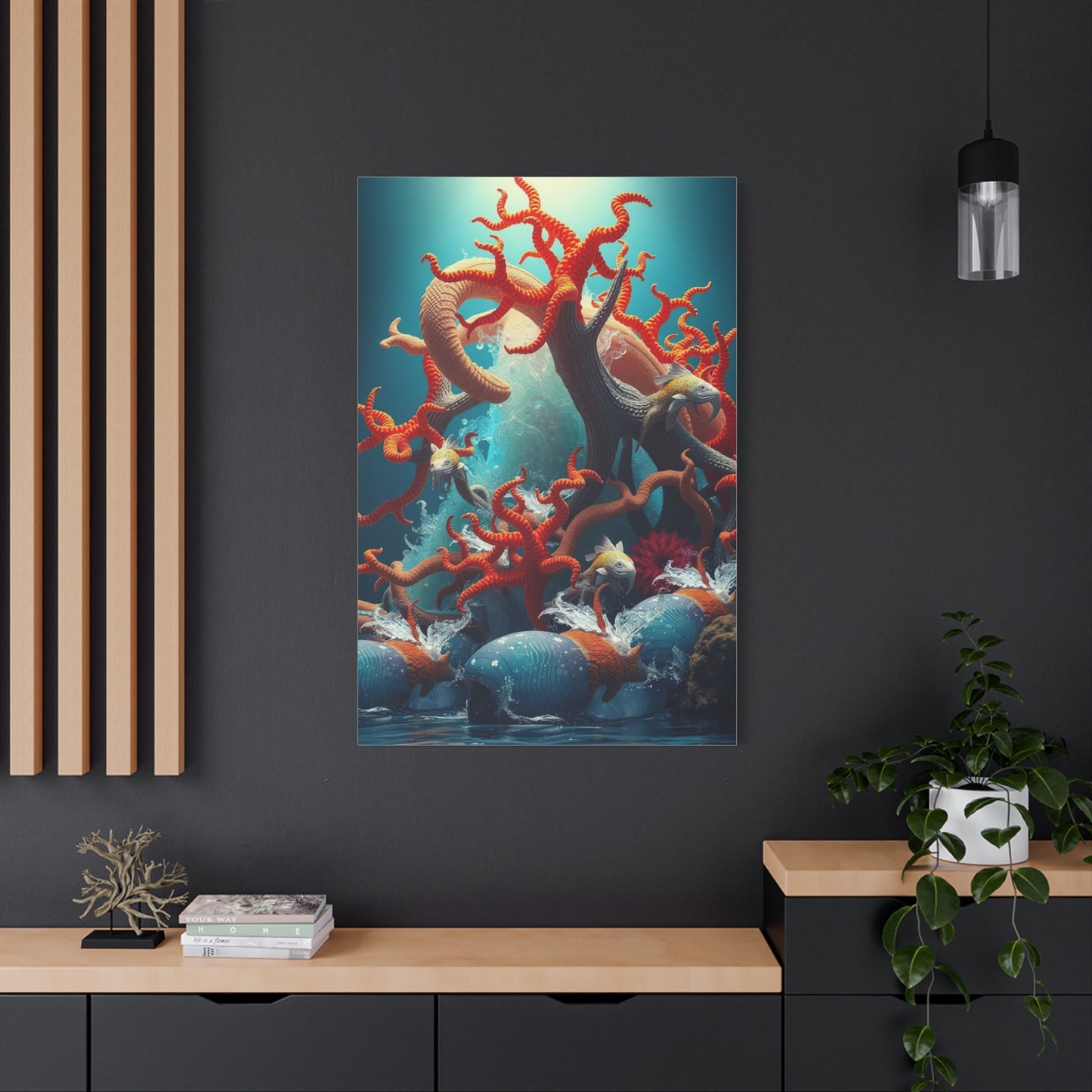 Enchanted Blue Horizon Wall Art & Canvas Print
