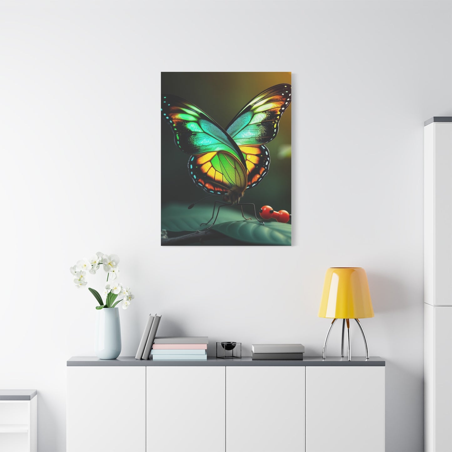 Ornate Winged Harmony Wall Art & Canvas Print