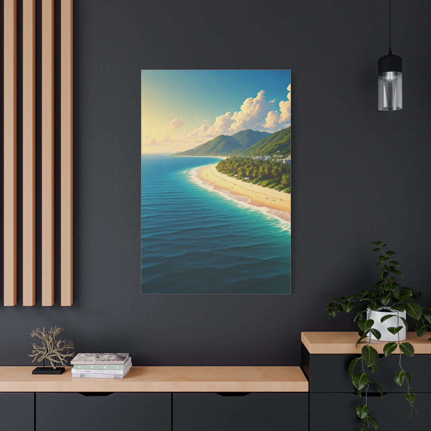 Tropical Coastline Bay Panorama Wall Art & Canvas Prints