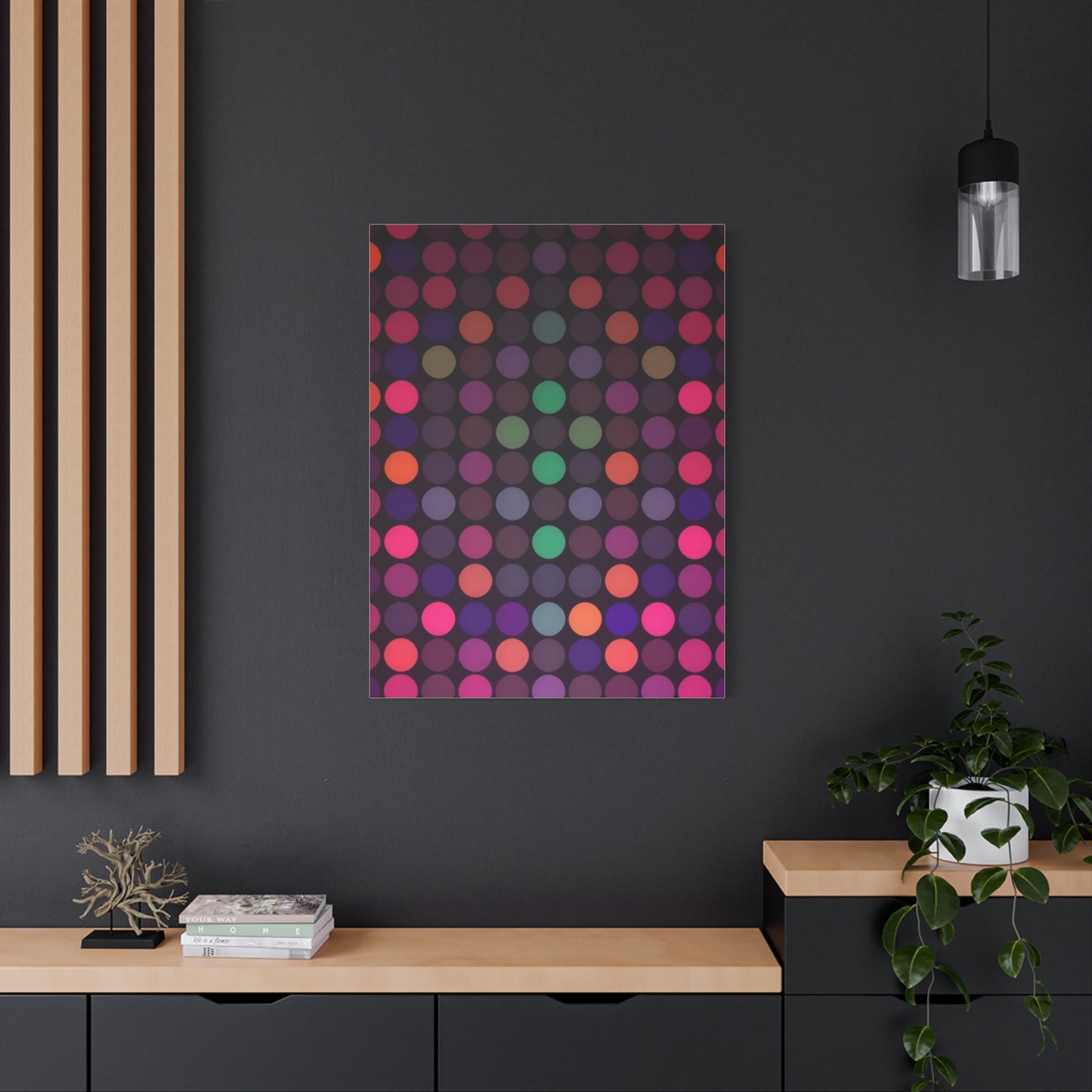 Masterpiece Polka Dot Pattern Art Vision Wall Art & Canvas Print