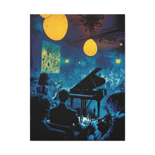 Piano In A Party Wall Art & Canvas Prints