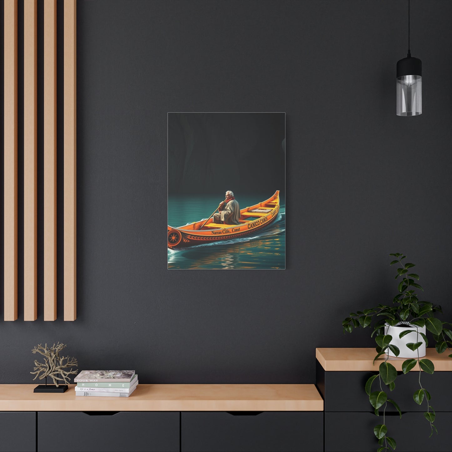 Canoe Art Refined Canvas Wall Art & Canvas Print