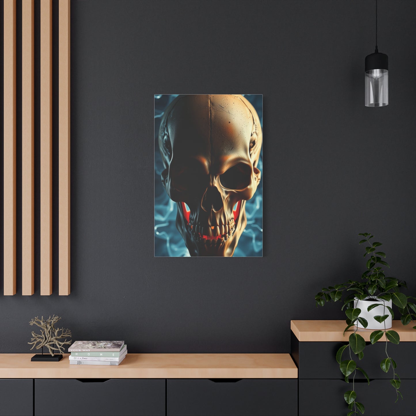 Decadent Skull Impression Wall Art & Canvas Print
