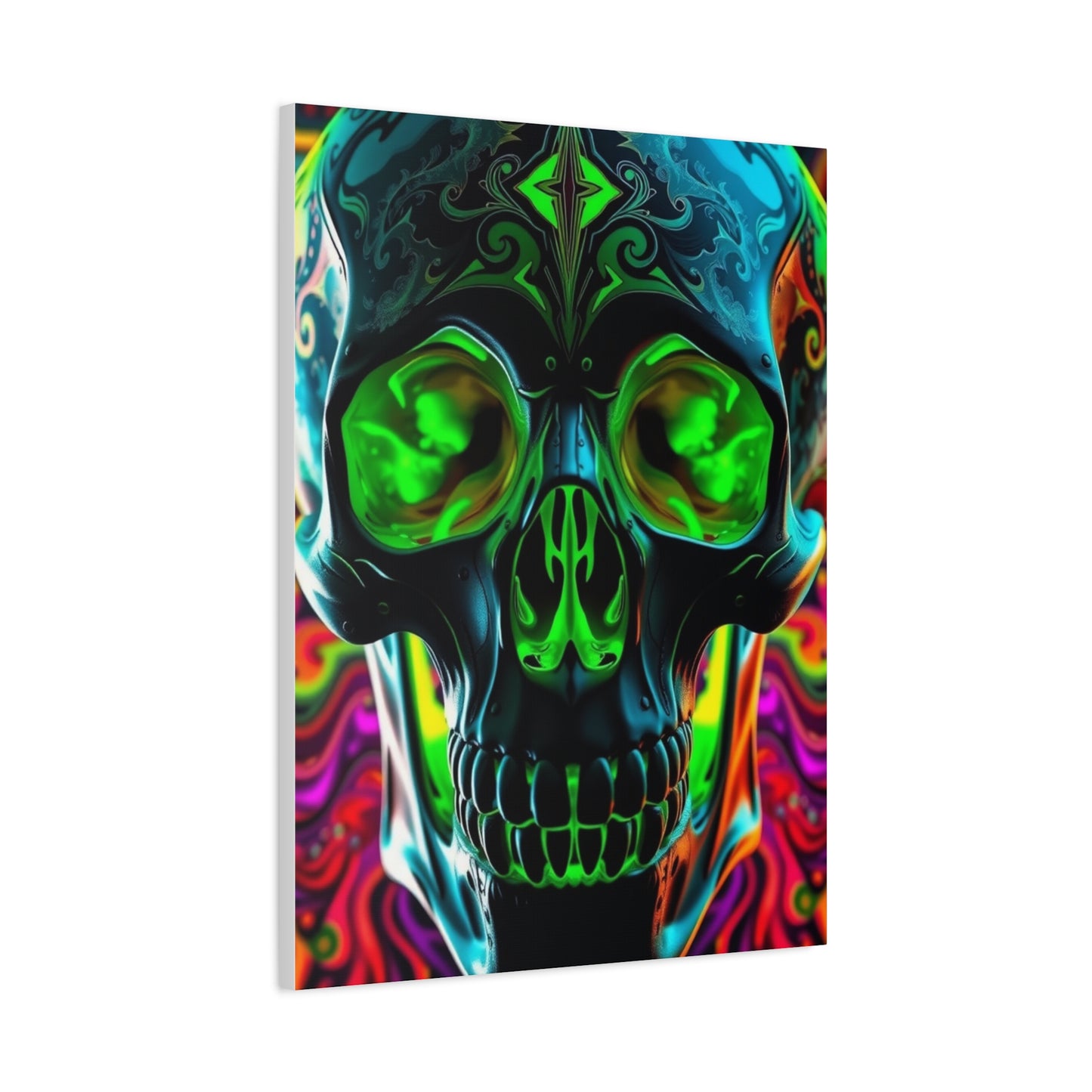 Mystic Skull Kaleidoscope Wall Art & Canvas Print