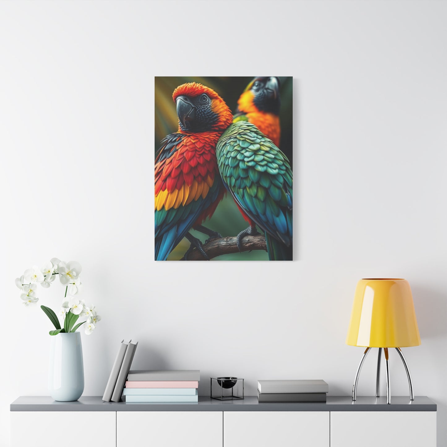 Tropical Birds Art Supreme Gallery Wall Art & Canvas Print