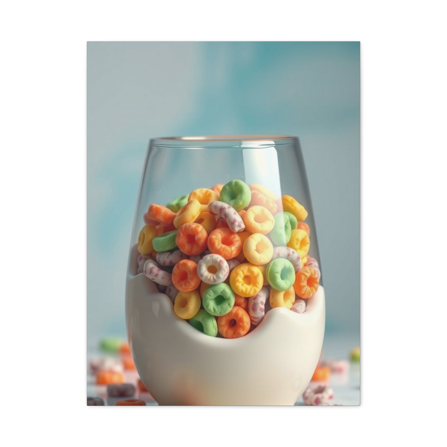 Opulent Cereal Symphony Canvas Wall Art & Canvas Print