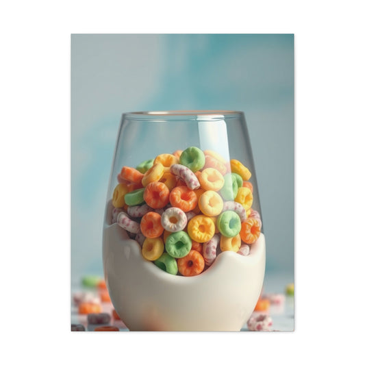 Opulent Cereal Symphony Canvas Wall Art & Canvas Print