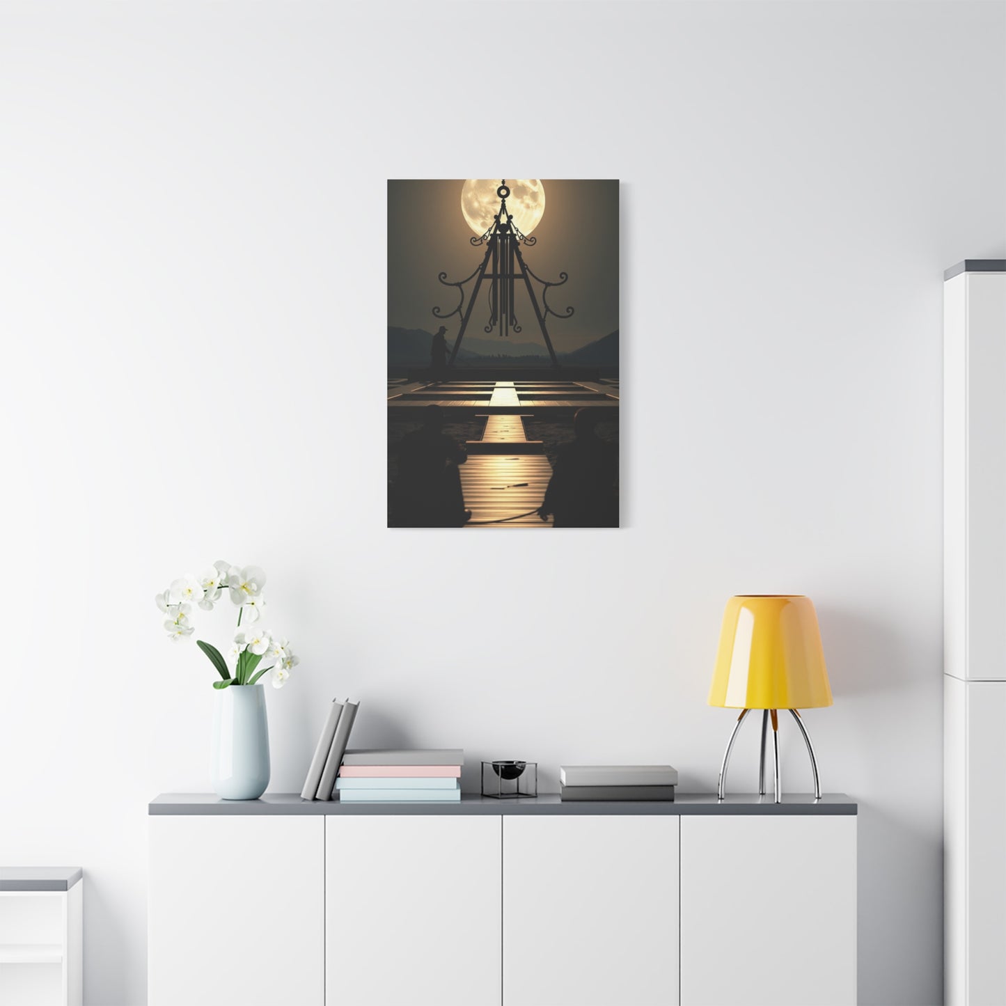 Nocturnal Radiance Canvas Wall Art & Canvas Print
