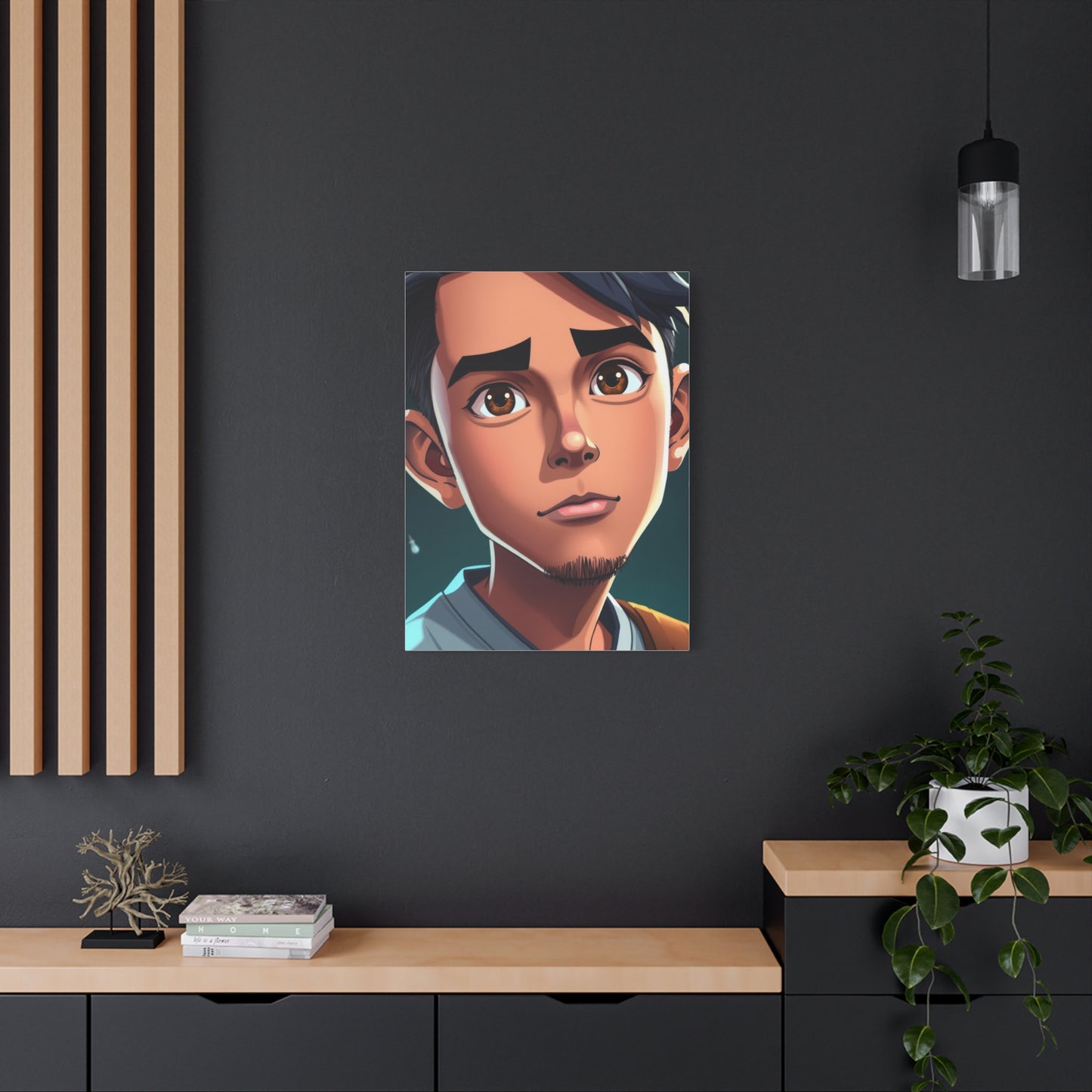 Charming Abstraction Print Wall Art & Canvas Print