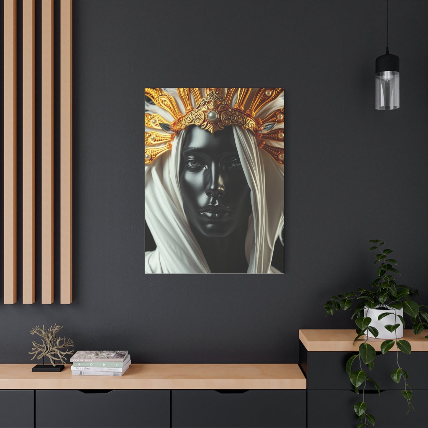 Supreme Black White and Gold Art Collection Wall Art & Canvas Print