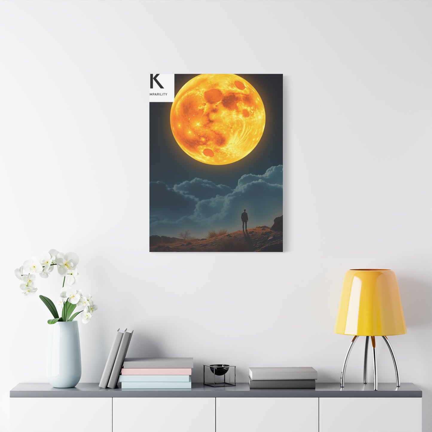 Moonlit Harmony Canvas Wall Art & Canvas Print