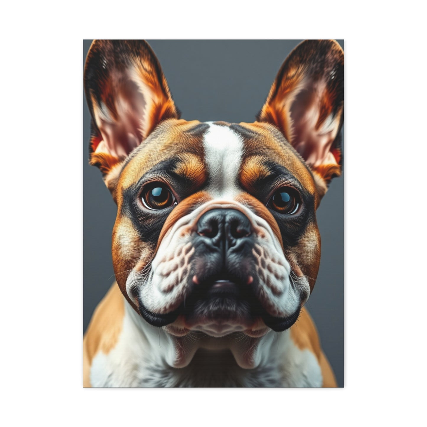 Vision French Bulldog Art Art Wall Art & Canvas Print