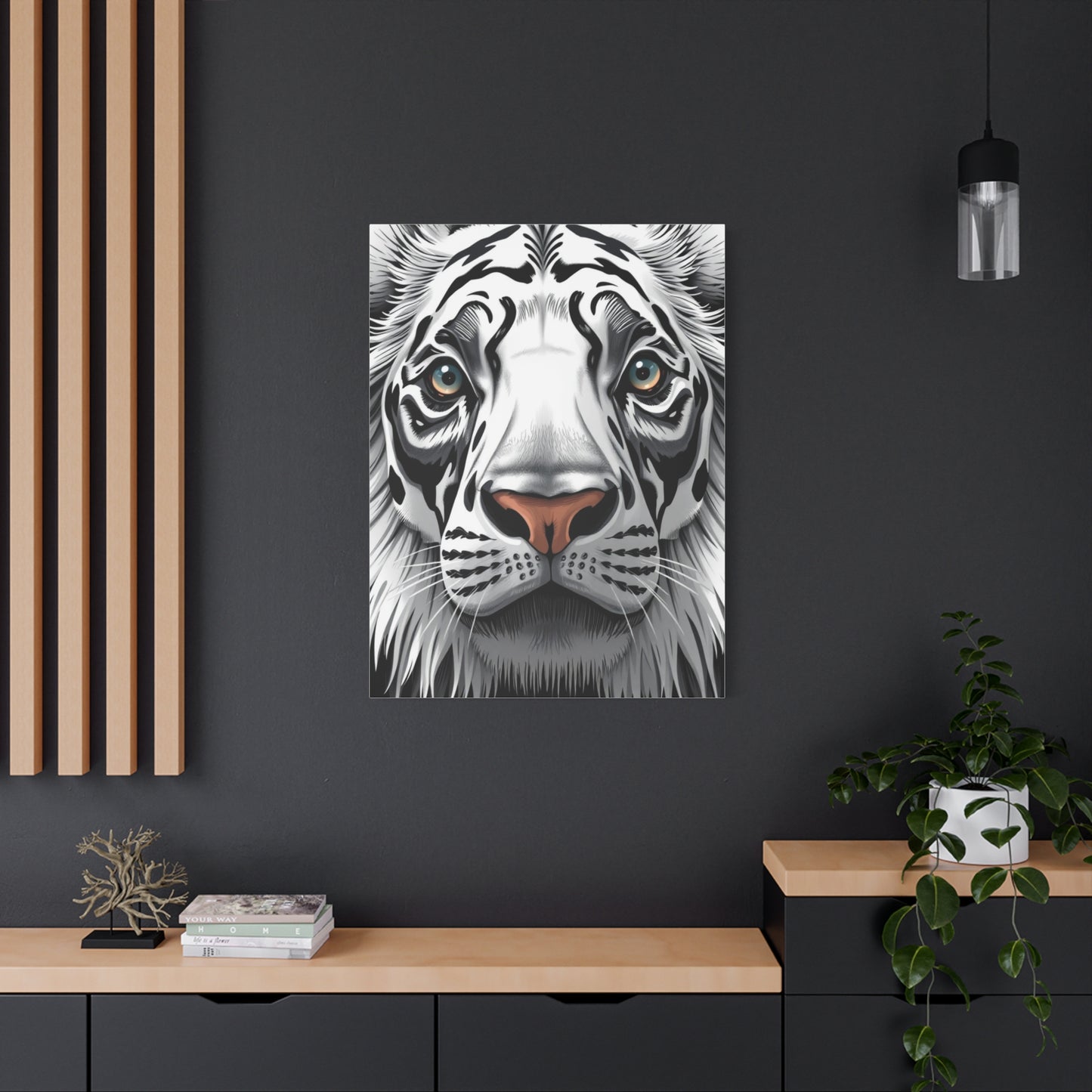 Black and White Illustrations Art Luxury Canvas Wall Art & Canvas Print