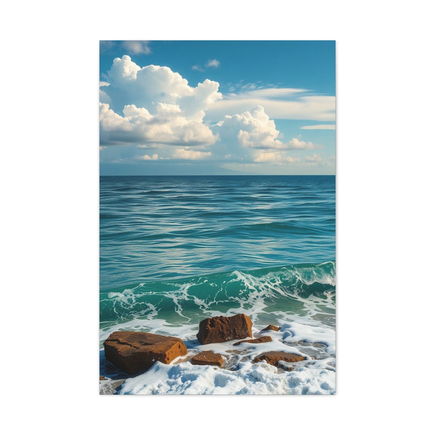 Azure Horizon Elegance Wall Art & Canvas Print