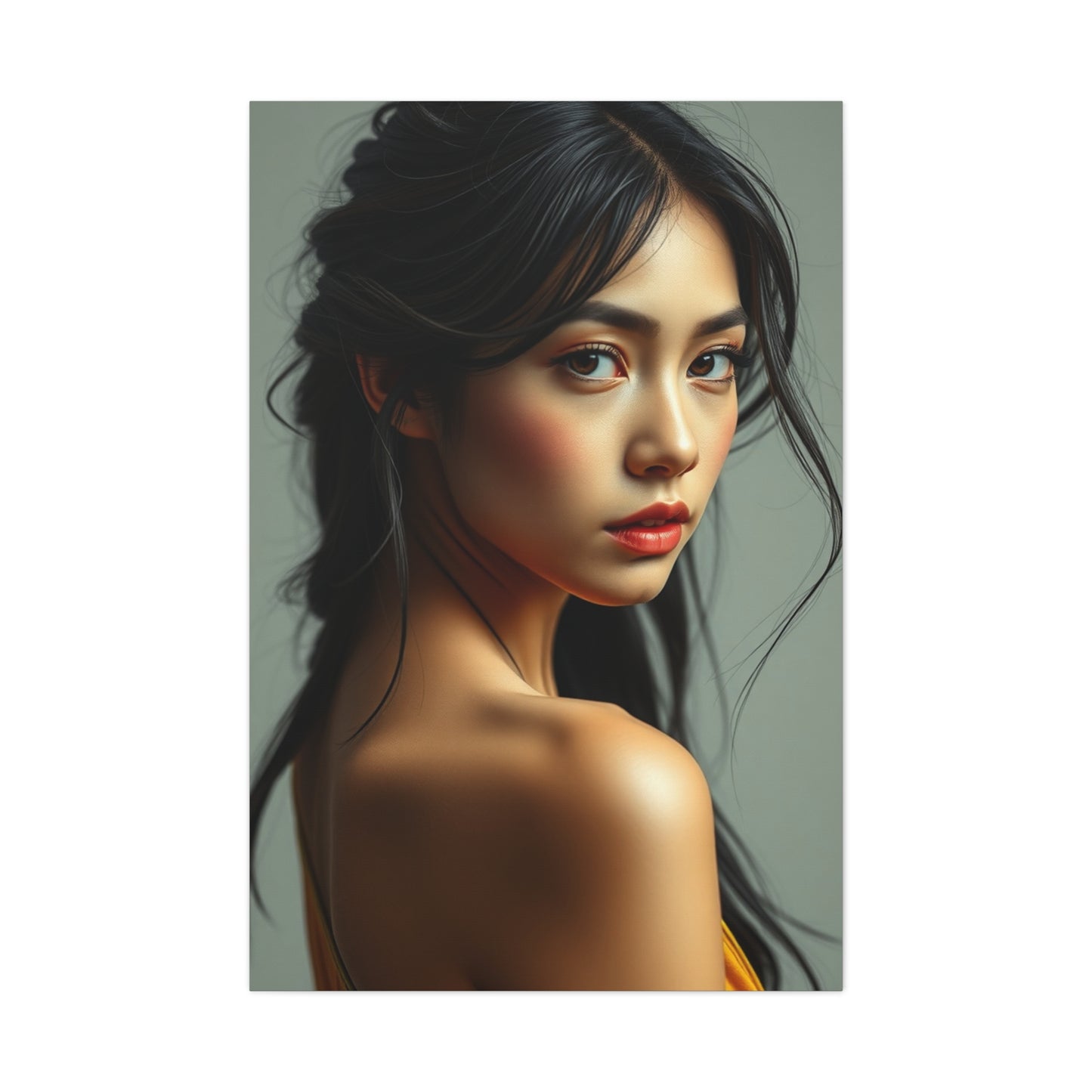 Chic Dame Illustration Wall Art & Canvas Print